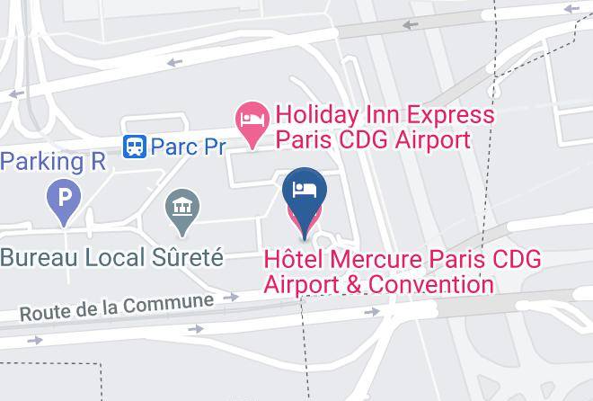 Val D Oise - Hotel Mercure Paris Cdg Airport & Convention Maps