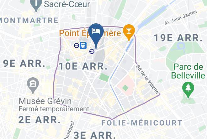 Paris - Hotel Mercure Paris Gare Du Nord La Fayette Maps