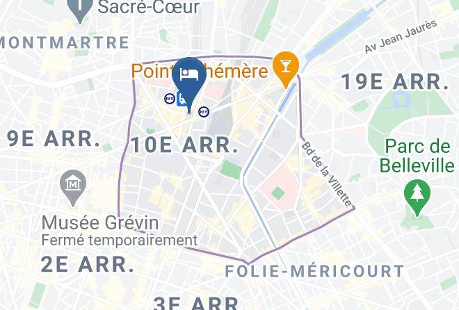Paris - Ibis Styles Paris Gare Du Nord Tgv Maps