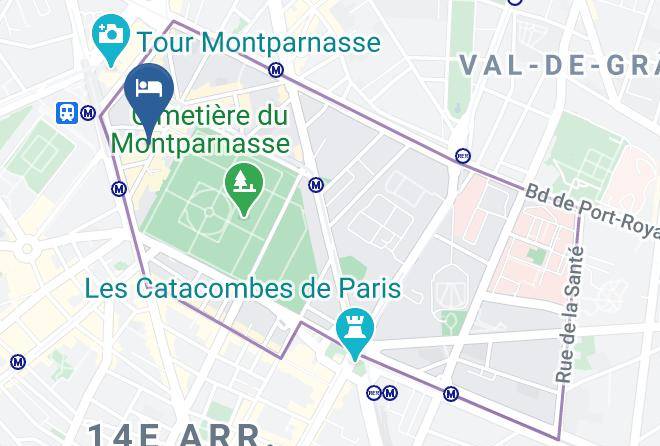 Hotel Mercure Paris Gare Montparnasse Map