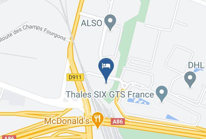 Hauts De Seine - Hotel Mercure Paris Gennevilliers Maps