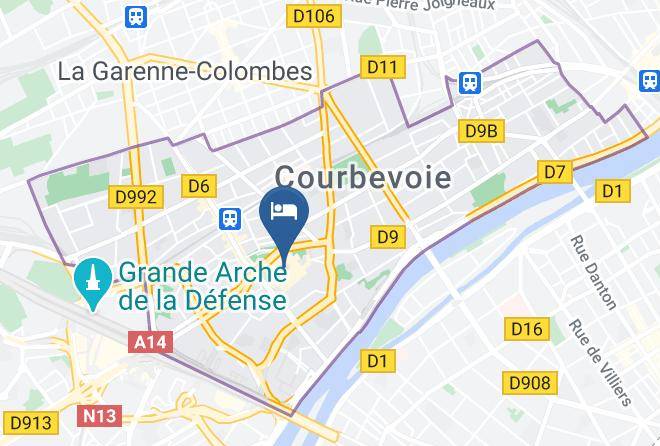 Hauts De Seine - Hotel Mercure Paris La Defense Maps