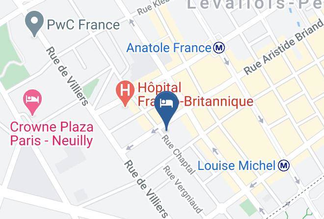 Hauts De Seine - Hotel Mercure Paris Levallois Perret Maps