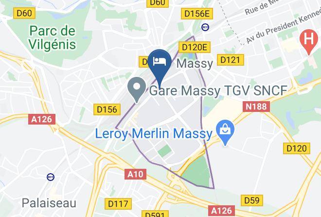 Essonne - Hotel Mercure Paris Massy Gare Tgv Maps