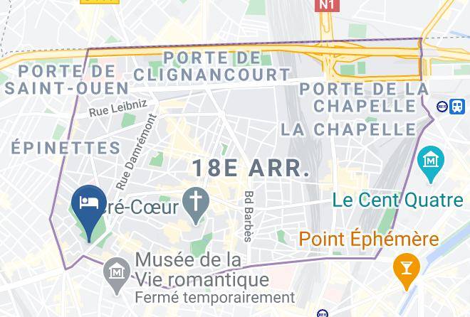 Paris - Hotel Mercure Paris Montmartre Sacre Coeur Maps