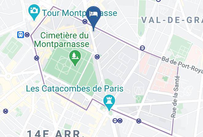 Paris - Hotel Mercure Paris Montparnasse Raspail Maps