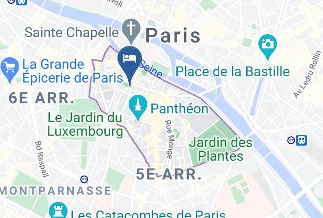 Hotel Mercure Paris Notre Dame Saint Germain Des Pres Map