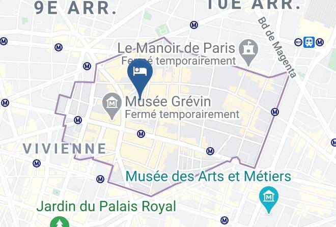 Paris - Hotel Mercure Paris Opera Faubourg Montmartre Maps
