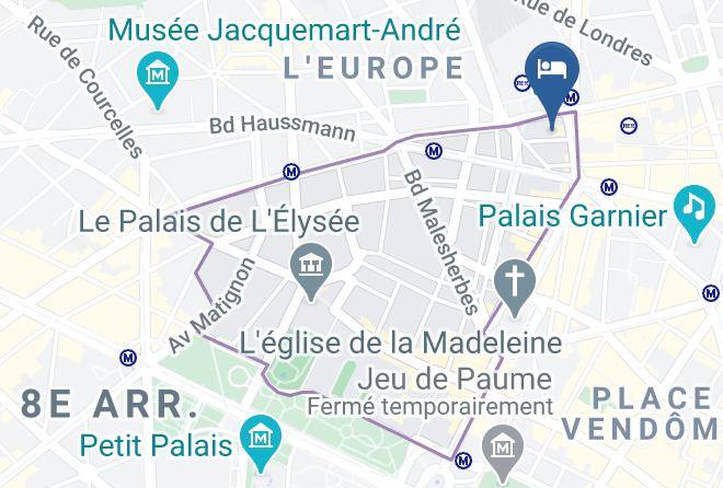 Mercure Paris Opera Garnier Hotel & Spa Map