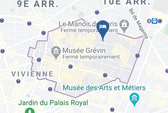 Paris - Hotel Mercure Paris Opera Grands Boulevards Maps