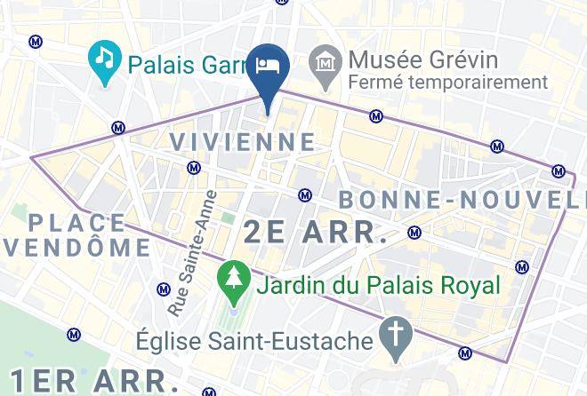 Hotel Mercure Paris Opera Louvre Map