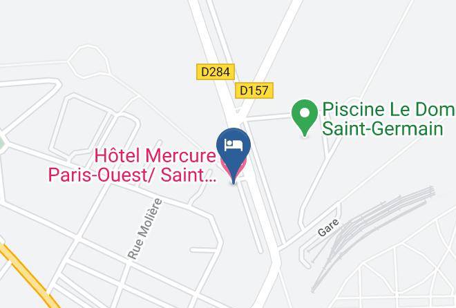 Yvelines - Hotel Mercure Paris Ouest Saint Germain Maps