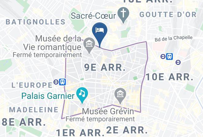 Paris - Mercure Paris Pigalle Sacre Coeur Maps
