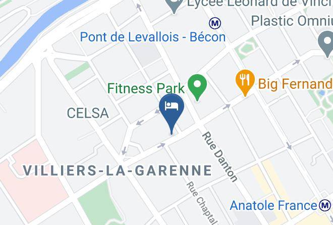 Hauts De Seine - Hotel Mercure Paris Pont De Levallois Neuilly Maps