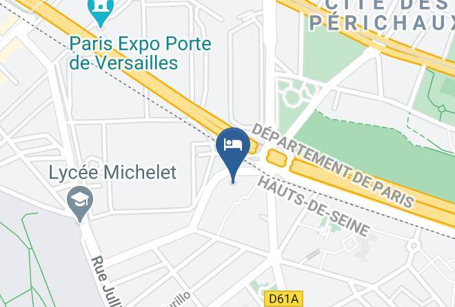 Hauts De Seine - Hotel Mercure Paris Porte De Versailles Expo Maps