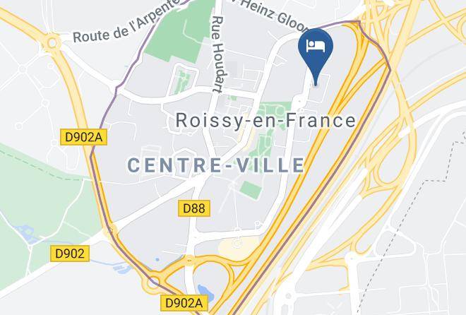 Val D Oise - Hotel Mercure Paris Roissy Charles De Gaulle Maps