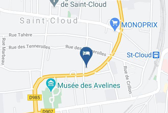 Hauts De Seine - Hotel Mercure Paris Saint Cloud Hippodrome Maps