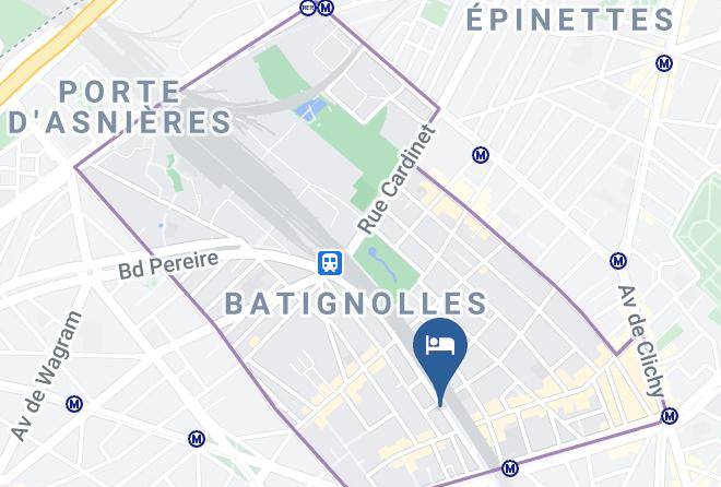 Paris - Hotel Mercure Paris Saint Lazare Monceau Maps