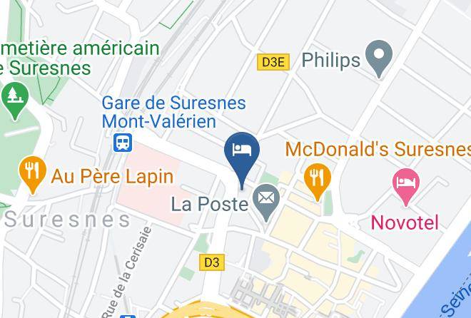 Hauts De Seine - Hotel Mercure Paris Suresnes Longchamp Maps