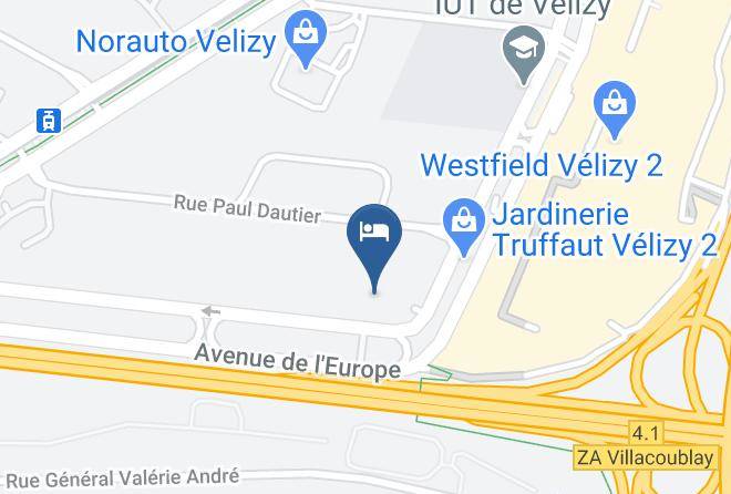 Yvelines - Hotel Mercure Paris Velizy Maps