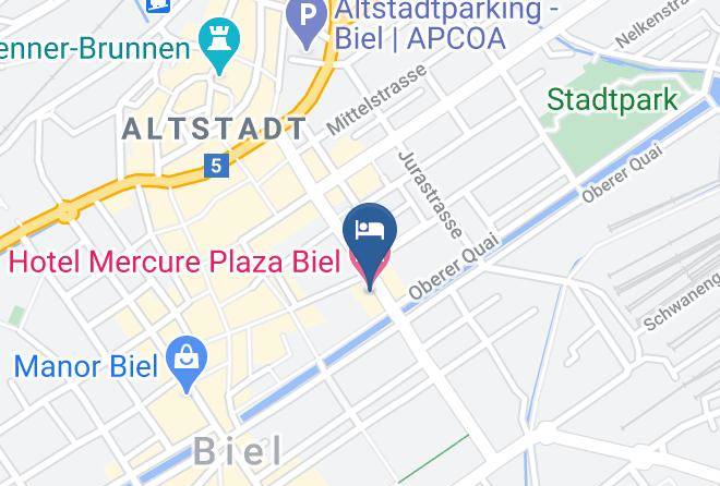 Biel - Mercure Plaza Biel Maps