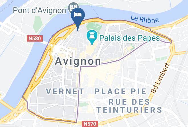 Hotel Mercure Pont D'avignon Map
