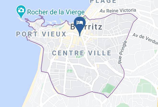 Pyrenees Atlantiques - Hotel Mercure President Biarritz Plage Maps