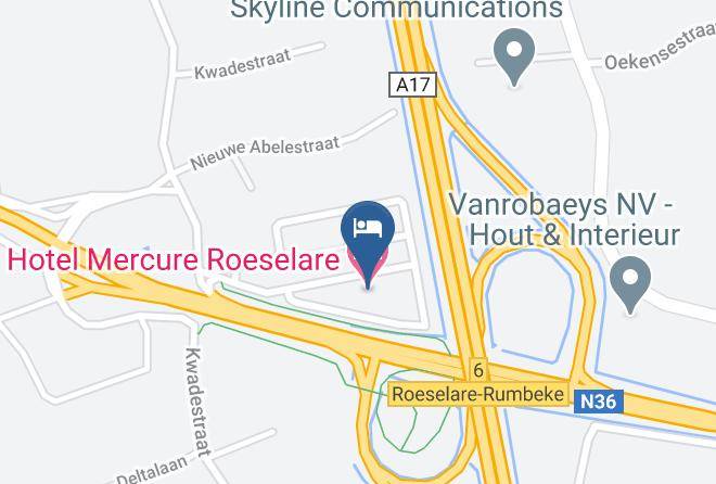 West Flanders - Hotel Mercure Roeselare Maps