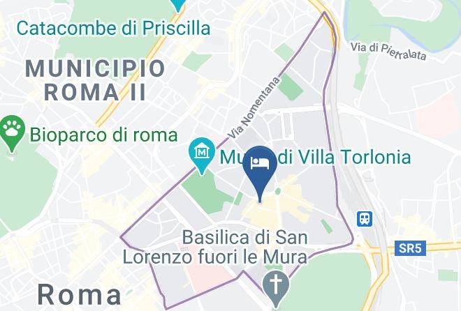 Rome - Hotel Mercure Roma Piazza Bologna Maps