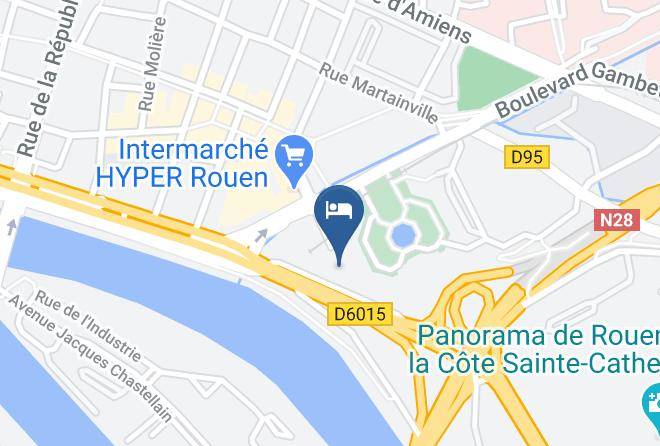 Hotel Mercure Rouen Centre Champ De Mars Map