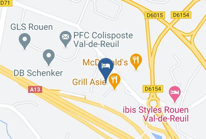 Eure - Hotel Mercure Rouen Val De Reuil Maps
