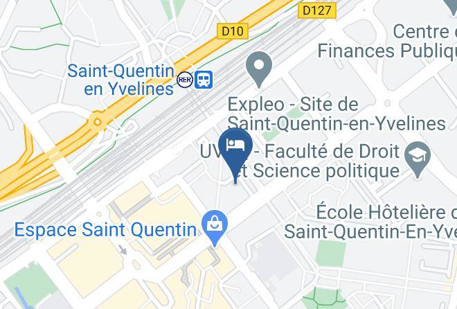 B&b Hotel Saint Quentin En Yvelines Centre Gare Map