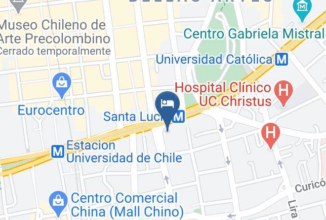 Santiago - Hotel Mercure Santiago Centro Maps