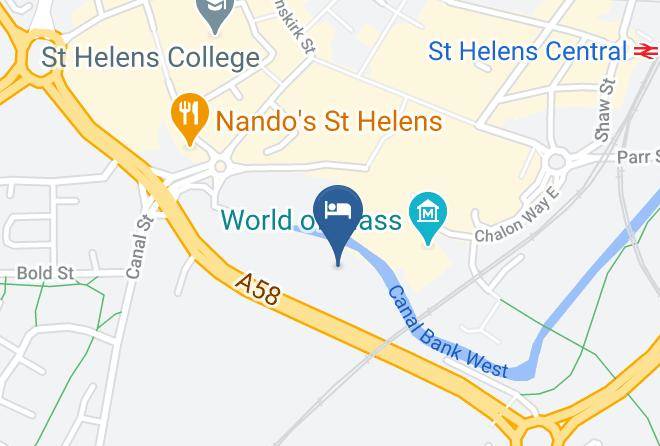 Saint Helen S - Hotel Mercure St Helens Maps