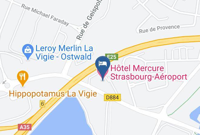 Hotel Mercure Strasbourg Aeroport Map