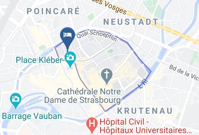 Bas Rhin - Hotel Mercure Strasbourg Centre Maps