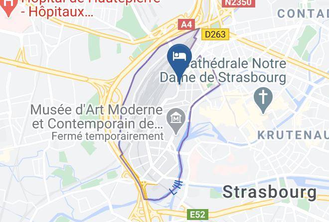 Bas Rhin - Hotel Mercure Strasbourg Centre Gare Maps