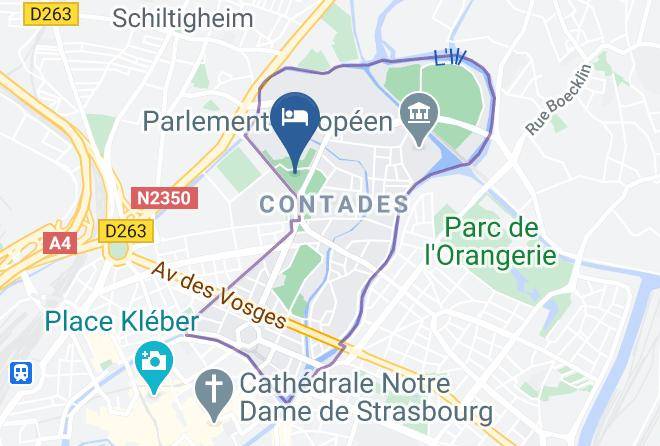 Bas Rhin - Hotel Mercure Strasbourg Palais Des Congres Maps