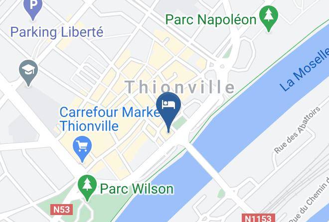 Hotel Mercure Thionville Centre Porte Du Luxembourg Map