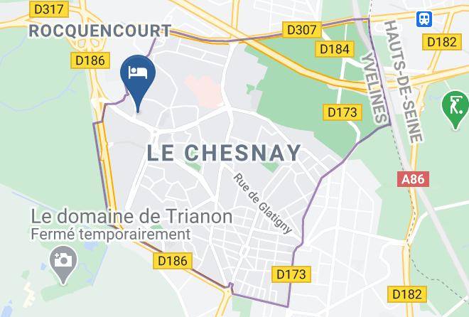 Yvelines - Hotel Mercure Versailles Parly 2 Maps