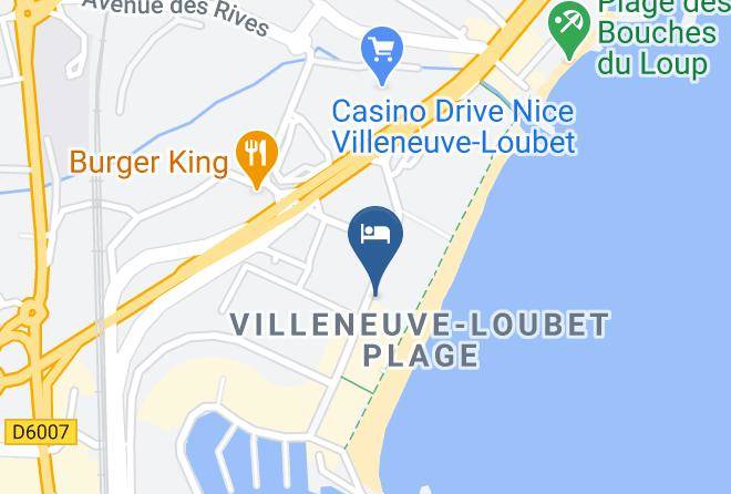 Maritime Alps - Hotel Mercure Villeneuve Loubet Plage Maps