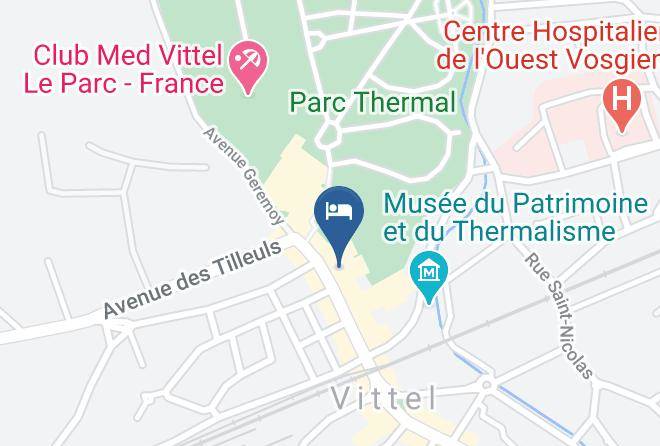 Vosges - Hotel Mercure Vittel Maps