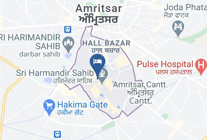 Amritsar - Hotel Mercury Inn Maps