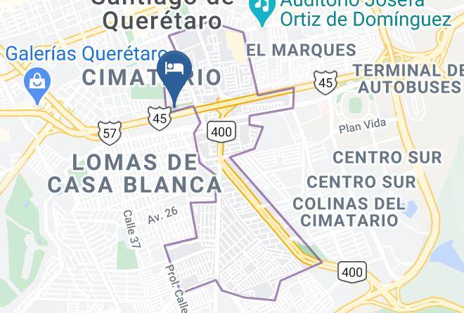 Santiago De Queretaro - Hotel Mercury Inn Maps
