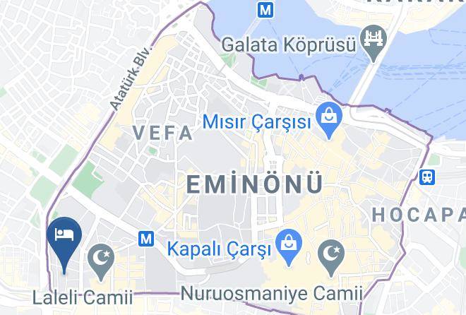 Fatih - Hotel Merdan Maps