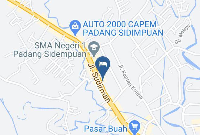 Kota Padang Sidempuan - Hotel Merdeka Maps