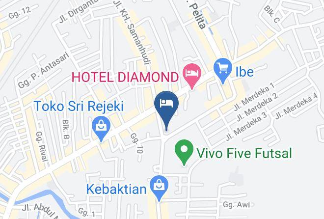 Samarinda - Hotel Merdeka Maps
