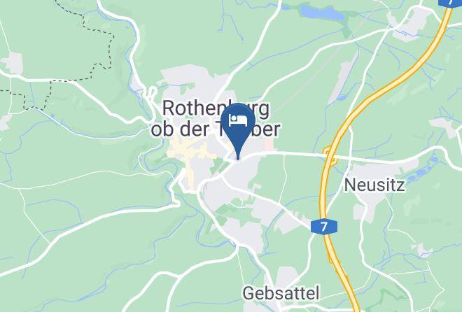 Hotel Merian Rothenburg Map