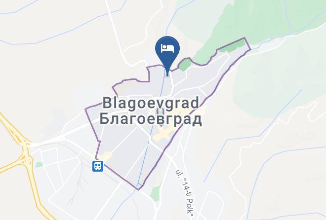 Blagoevgrad - Hotel Merida Maps