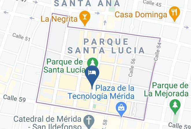 Merida - Hotel Merida Maps